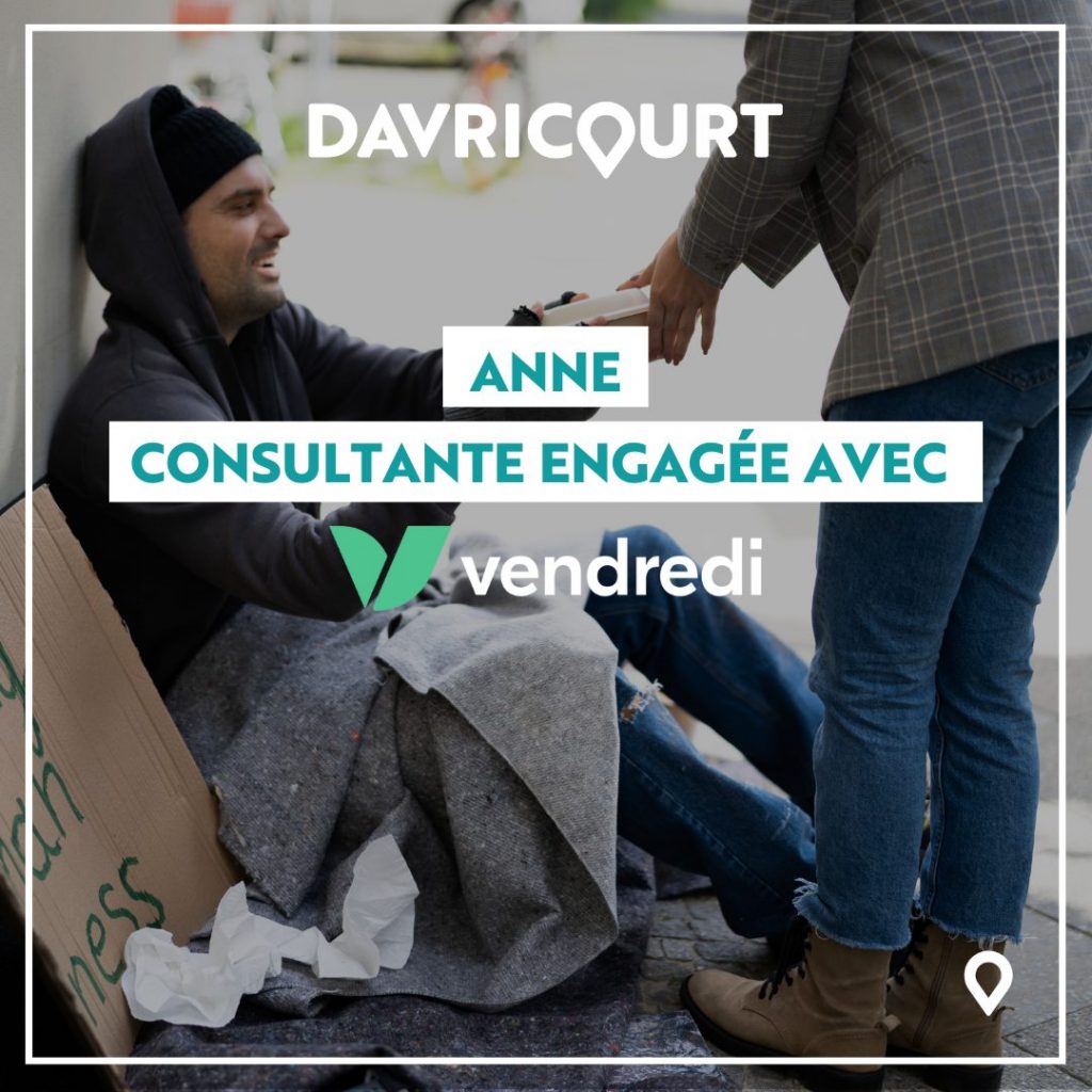 Anne consultante DAVRICOURT engagée avec VENDREDI